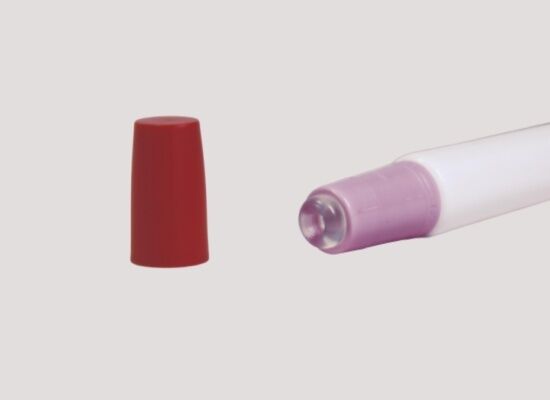 D19mm 10-25ml リップバームと化粧品用のカスタマイズ可能な柔らかいシリコン圧縮チューブ